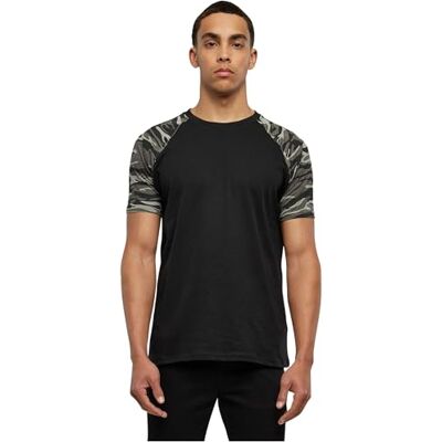 Urban Classics T-shirt Raglan Contrast T-shirt Homme (lot de 1) XL Urban Classics T-shirt Raglan Contrast T-shirt Homme (lot de 1) XL