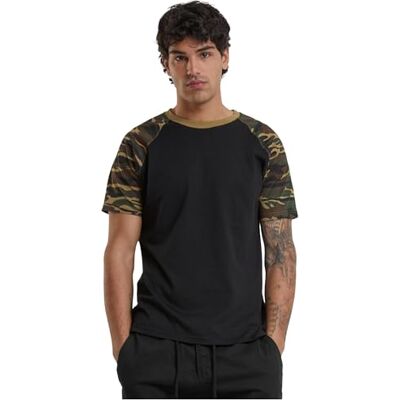 Urban Classics T-shirt Raglan Contrast T-shirt Homme (lot de 1) S Urban Classics T-shirt Raglan Contrast T-shirt Homme (lot de 1) S