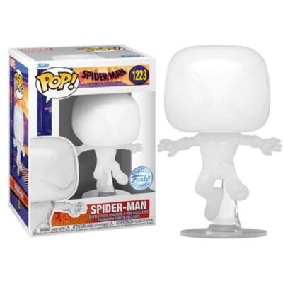 Funko Pop! Vinyl: Spider-Man: Across The Spider-Verse: Miles Morales (Transparant) Spiderman Into The Spiderverse 2 Exclusief Amazon Vinyl figuur om te verzamelen Cadeau-idee Funko Pop! Vinyl: Spider-Man: Across The Spider-Verse: Miles Morales (Transparant) Spiderman Into The Spiderverse 2 Exclusief Amazon Vinyl figuur om te verzamelen Cadeau-idee