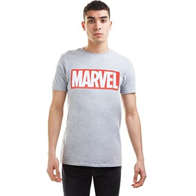 Marvel Comics T-shirt voor heren, grijs (sportgrijs) X-Large Marvel Comics T-shirt voor heren, grijs (sportgrijs) X-Large