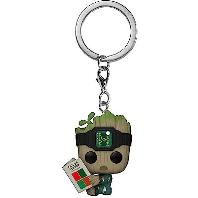 Funko Pop! Sleutelhanger: Marvel Guardians of The Galaxy Groot PJs with Book Groot Shorts Vinyl minifiguur om te verzamelen Fancy Sleutelhanger Kerstcadeau Cadeau-idee TV Fans Funko Pop! Sleutelhanger: Marvel Guardians of The Galaxy Groot PJs with Book Groot Shorts Vinyl minifiguur om te verzamelen Fancy Sleutelhanger Kerstcadeau Cadeau-idee TV Fans