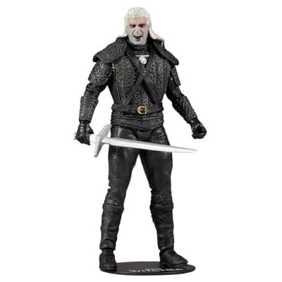 McFarlane Toys, Netflix The Witcher 17,8 cm Geralt of Rivia actiefiguur met 22 bewegende delen, The Witcher seizoen 1 verzamelfiguur met verzamelstandaard basis vanaf 12 McFarlane Toys, Netflix The Witcher 17,8 cm Geralt of Rivia actiefiguur met 22 bewegende delen, The Witcher seizoen 1 verzamelfiguur met verzamelstandaard basis vanaf 12