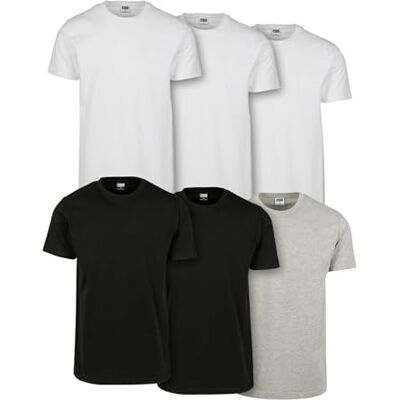 Urban Classics Lot de 6 T-shirt Homme (lot de 6) XXL Urban Classics Lot de 6 T-shirt Homme (lot de 6) XXL
