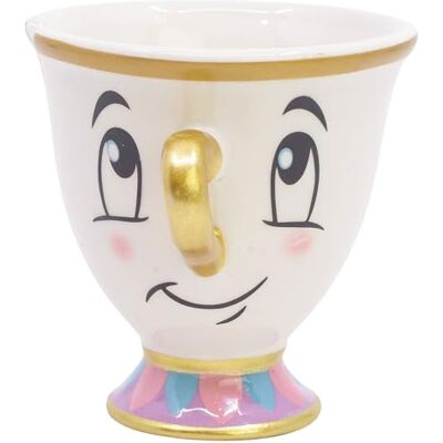 Stor 3D keramische mok La Belle En Het Beest, 500 ml, mok in de vorm van een karakter, officiële licentie in geschenkdoos, origineel Collector-design Stor 3D keramische mok La Belle En Het Beest, 500 ml, mok in de vorm van een karakter, officiële licentie in geschenkdoos, origineel Collector-design