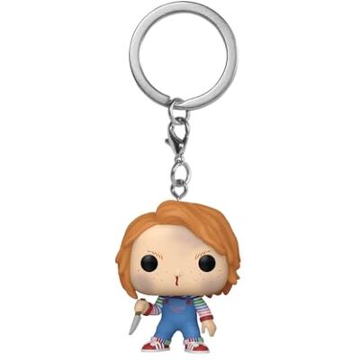 Funko Pop! Sleutelhanger: Horror 1 – Chucky – Chucky Franchise – Mini Vinyl Collectible Figuur Sleutelhanger – Sokkenvullers – Cadeau-idee – Officieel product – Horror Funko Pop! Sleutelhanger: Horror 1 – Chucky – Chucky Franchise – Mini Vinyl Collectible Figuur Sleutelhanger – Sokkenvullers – Cadeau-idee – Officieel product – Horror