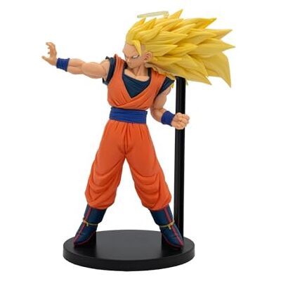 Banpresto Goku Super Saiyan 3 (Vs Majin Buu) Dragon Ball Z Match Makers 17 cm, meerkleurig, BP29078P, ideaal voor anime-fans Banpresto Goku Super Saiyan 3 (Vs Majin Buu) Dragon Ball Z Match Makers 17 cm, meerkleurig, BP29078P, ideaal voor anime-fans