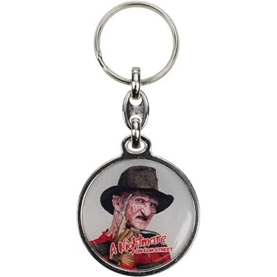 SD TOYS Freddy Ronde metalen sleutelhanger nachtmerrie op Elm Street, meerkleurig, S, Meerkleurig, S SD TOYS Freddy Ronde metalen sleutelhanger nachtmerrie op Elm Street, meerkleurig, S, Meerkleurig, S