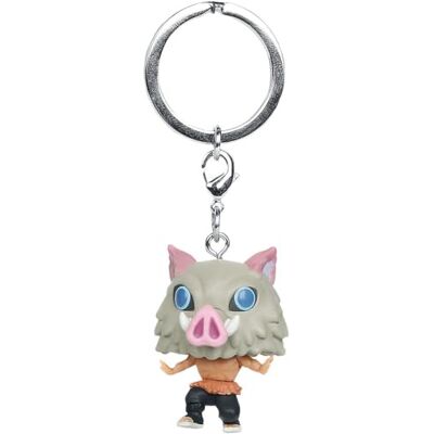 Funko Pop! Sleutelhanger: Demon Slayer 7e vorm Inosuke Hashibira Vinyl minifiguur om te verzamelen fancy sleutelhanger kerstcadeau cadeau-idee officiële producten Funko Pop! Sleutelhanger: Demon Slayer 7e vorm Inosuke Hashibira Vinyl minifiguur om te verzamelen fancy sleutelhanger kerstcadeau cadeau-idee officiële producten