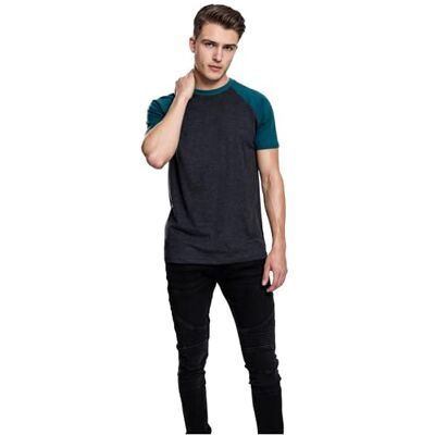 Urban Classics T-shirt Raglan Contrast T-shirt Homme (lot de 1) L Urban Classics T-shirt Raglan Contrast T-shirt Homme (lot de 1) L