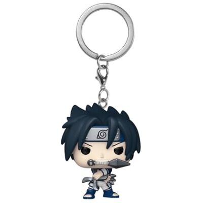 Funko Pop! Sleutelhanger: Naruto Classic Sasuke Uchiha sleutelhanger minifiguur om te verzamelen cadeau-idee officieel product anime-fans rugzakdecoratie Funko Pop! Sleutelhanger: Naruto Classic Sasuke Uchiha sleutelhanger minifiguur om te verzamelen cadeau-idee officieel product anime-fans rugzakdecoratie