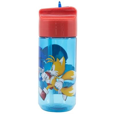 Stor Sonic Bouteille d'eau réutilisable pour enfant Sonic Tritan 430 ml Stor Sonic Bouteille d'eau réutilisable pour enfant Sonic Tritan 430 ml