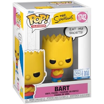 Funko Pop! Sayings: Simpsons Bart Simpson The Simpsons Vinyl verzamelfiguur Cadeau-idee Officieel product Speelgoed voor kinderen en volwassenen TV-fans Funko Pop! Sayings: Simpsons Bart Simpson The Simpsons Vinyl verzamelfiguur Cadeau-idee Officieel product Speelgoed voor kinderen en volwassenen TV-fans