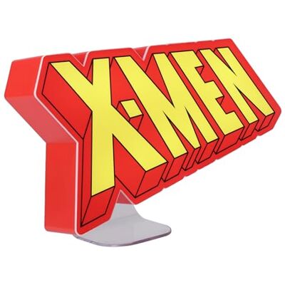 Paladone X-Men Light Logo, officieel Marvel product, vrijstaande kamerdecoratie of wanddecoratie, verzamelcadeau voor Wolverine-fans, werkt op batterijen Paladone X-Men Light Logo, officieel Marvel product, vrijstaande kamerdecoratie of wanddecoratie, verzamelcadeau voor Wolverine-fans, werkt op batterijen