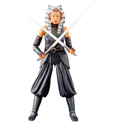 Star Wars Hasbro The Black Series, Ashoka Tano, verzamelfiguur, 15 cm, The Mandalorian, speelgoed voor kinderen, vanaf 4 jaar, F4349, meerkleurig Star Wars Hasbro The Black Series, Ashoka Tano, verzamelfiguur, 15 cm, The Mandalorian, speelgoed voor kinderen, vanaf 4 jaar, F4349, meerkleurig