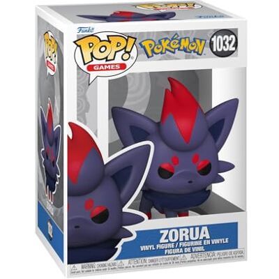 Funko Pop! Games: Pokémon, Zorua, vinyl verzamelfiguur, cadeau-idee, officieel product, speelgoed voor kinderen en volwassenen, Video Games fans, verzamel- en tentoonstellingsfiguur Funko Pop! Games: Pokémon, Zorua, vinyl verzamelfiguur, cadeau-idee, officieel product, speelgoed voor kinderen en volwassenen, Video Games fans, verzamel- en tentoonstellingsfiguur