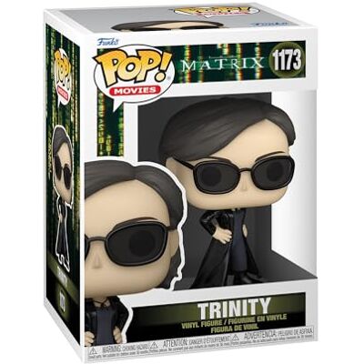 Funko Pop! Movies: The Matrix 4- Trinity Vinyl figuur om te verzamelen Cadeau-idee Officiële Producten Speelgoed voor Kinderen en Volwassenen Movies Fans Funko Pop! Movies: The Matrix 4- Trinity Vinyl figuur om te verzamelen Cadeau-idee Officiële Producten Speelgoed voor Kinderen en Volwassenen Movies Fans