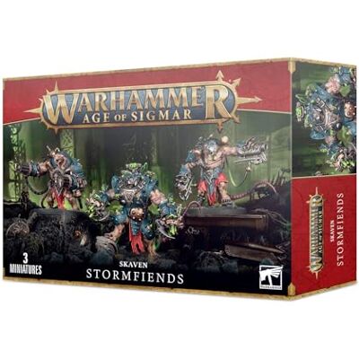 Games Workshop Warhammer AoS Skaven Stormfiends 99120206017 zwart Games Workshop Warhammer AoS Skaven Stormfiends 99120206017 zwart
