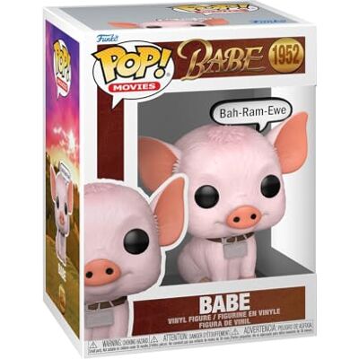 Funko Pop! Sayings: Babe The Pig Babe (1995) Vinyl verzamelfiguur Cadeau-idee Officieel product Speelgoed voor kinderen en volwassenen Comedy Fans Figuur voor verzamelaars Funko Pop! Sayings: Babe The Pig Babe (1995) Vinyl verzamelfiguur Cadeau-idee Officieel product Speelgoed voor kinderen en volwassenen Comedy Fans Figuur voor verzamelaars