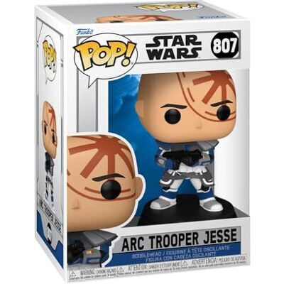 Funko Pop! Star Wars: Clone Wars Arc Trooper Jesse ARC 1/6 waarschijnlijkheid voor de Chase-variant Vinyl verzamelfiguur cadeau-idee officieel product Sci-Fi fans Funko Pop! Star Wars: Clone Wars Arc Trooper Jesse ARC 1/6 waarschijnlijkheid voor de Chase-variant Vinyl verzamelfiguur cadeau-idee officieel product Sci-Fi fans