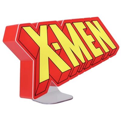 Paladone X-Men Light Logo, officieel Marvel product, vrijstaande kamerdecoratie of wanddecoratie, verzamelcadeau voor Wolverine-fans, werkt op batterijen Paladone X-Men Light Logo, officieel Marvel product, vrijstaande kamerdecoratie of wanddecoratie, verzamelcadeau voor Wolverine-fans, werkt op batterijen