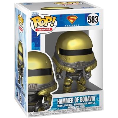 Funko Pop! Movie: Superman 2025 S2 Hammer of Boravia with Chase 1/6 waarschijnlijkheid voor de Chase-variant Vinyl verzamelfiguur Cadeau-idee Filmfans Funko Pop! Movie: Superman 2025 S2 Hammer of Boravia with Chase 1/6 waarschijnlijkheid voor de Chase-variant Vinyl verzamelfiguur Cadeau-idee Filmfans