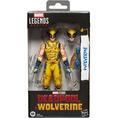 Marvel Legends Series, Wolverine verzamelfiguur op schaal 15 cm, geïnspireerd op de film Deadpool & Wolverine van Studios, cadeau Marvel Legends Series, Wolverine verzamelfiguur op schaal 15 cm, geïnspireerd op de film Deadpool & Wolverine van Studios, cadeau