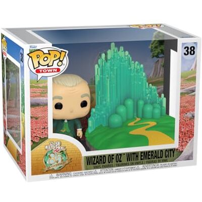 Funko Pop! Town: The Wizard of Oz Emerald City with Wizard Vinyl Figuur om te verzamelen Cadeau-idee Officiële Producten Speelgoed voor Kinderen en Volwassenen Movies Fans Funko Pop! Town: The Wizard of Oz Emerald City with Wizard Vinyl Figuur om te verzamelen Cadeau-idee Officiële Producten Speelgoed voor Kinderen en Volwassenen Movies Fans