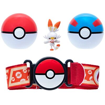 Pokémon Clip 'N' Go Poke Ball riemset – Poké bal, Great Ball en Scorbunny Pokémon Clip 'N' Go Poke Ball riemset – Poké bal, Great Ball en Scorbunny
