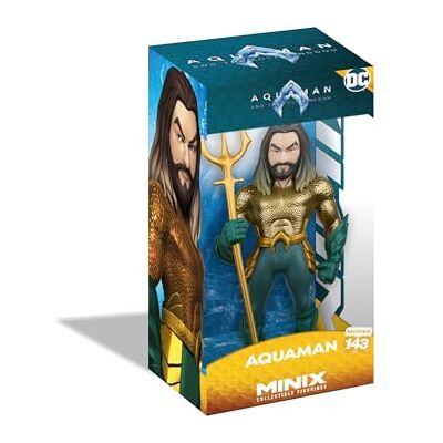 MINIX Bandai Aquaman verzamelfiguur, 12 cm, DC Aquaman, cadeau-idee, speelgoed voor kinderen en volwassenen, tv-fans (MN19212) MINIX Bandai Aquaman verzamelfiguur, 12 cm, DC Aquaman, cadeau-idee, speelgoed voor kinderen en volwassenen, tv-fans (MN19212)