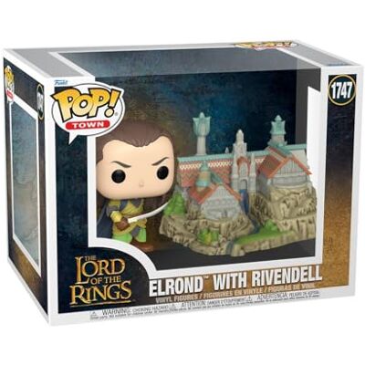 Funko Pop! Town: Lord Of The Rings S8 Elrond & Rivendell Vinyl verzamelfiguur Cadeau-idee Officieel product Speelgoed voor kinderen en volwassenen Filmfans Funko Pop! Town: Lord Of The Rings S8 Elrond & Rivendell Vinyl verzamelfiguur Cadeau-idee Officieel product Speelgoed voor kinderen en volwassenen Filmfans
