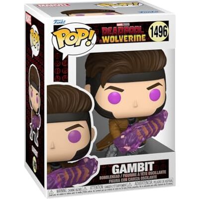 Funko Pop Marvel: Deadpool & Wolverine Gambit Vinyl verzamelfiguur cadeau-idee officiële producten filmfans Funko Pop Marvel: Deadpool & Wolverine Gambit Vinyl verzamelfiguur cadeau-idee officiële producten filmfans