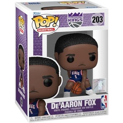 Funko Pop! NBA: Kings De'Aaron Fox (City Edition 24) Vinyl verzamelfiguur cadeau-idee officieel product speelgoed voor kinderen en volwassenen sportfans Funko Pop! NBA: Kings De'Aaron Fox (City Edition 24) Vinyl verzamelfiguur cadeau-idee officieel product speelgoed voor kinderen en volwassenen sportfans