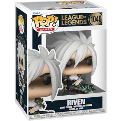 Funko POP! Games: LOL Riven mit Broken Blade Vinyl Collectible Figuur League of Legends Cadeau Idee Officiële Merchandise Speelgoed voor kinderen en Volwassenen Videogame Fans Funko POP! Games: LOL Riven mit Broken Blade Vinyl Collectible Figuur League of Legends Cadeau Idee Officiële Merchandise Speelgoed voor kinderen en Volwassenen Videogame Fans