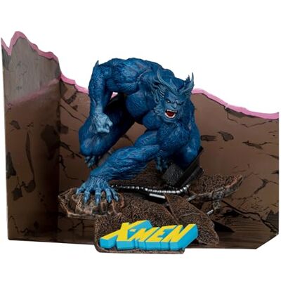 McFarlane Marvel Beast 1:10e schaal verzamelspeelgoed met scène (X-Men #1) McFarlane Marvel Beast 1:10e schaal verzamelspeelgoed met scène (X-Men #1)
