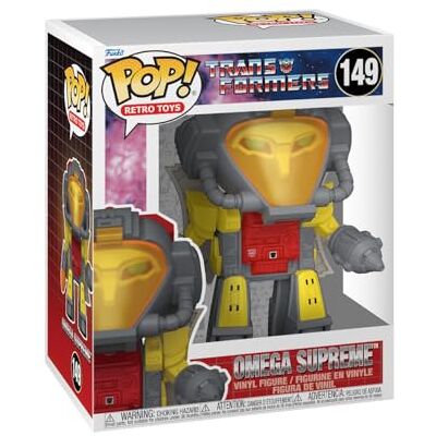 Funko Pop! Super: Transformers – Omega Supreme – Transformers Classic – Vinyl verzamelfiguur – cadeau-idee – officieel product – speelgoed voor kinderen en volwassenen – tv-fans Funko Pop! Super: Transformers – Omega Supreme – Transformers Classic – Vinyl verzamelfiguur – cadeau-idee – officieel product – speelgoed voor kinderen en volwassenen – tv-fans