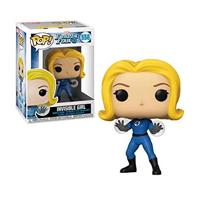 Funko Pop Marvel: Fantastic Four-Invisible Girl Collectible Toy, 44986, meerkleurig, standaard Funko Pop Marvel: Fantastic Four-Invisible Girl Collectible Toy, 44986, meerkleurig, standaard