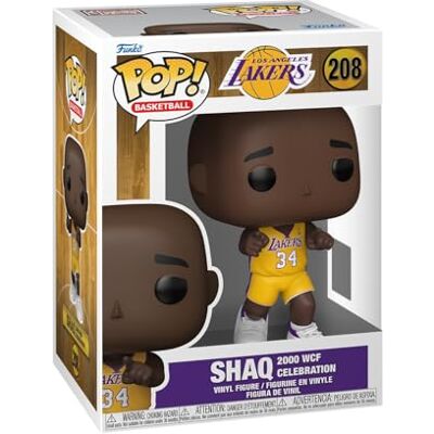 Funko Pop! NBA: Lakers Shaquille O'Neal Shaq ('00 WCF Celebration) Vinyl verzamelfiguur cadeau-idee officieel product speelgoed voor kinderen en volwassenen sportfans Funko Pop! NBA: Lakers Shaquille O'Neal Shaq ('00 WCF Celebration) Vinyl verzamelfiguur cadeau-idee officieel product speelgoed voor kinderen en volwassenen sportfans
