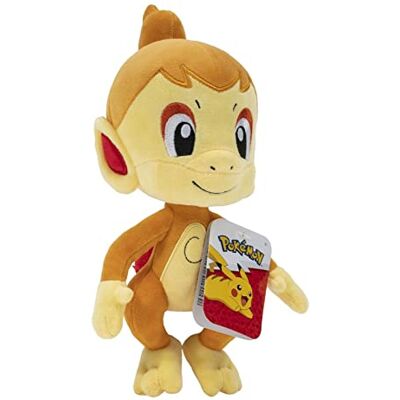 Pokémon PKW2692 Chimchar pluche dier, 20,3 cm, authentieke details, speelgoed voor kinderen, meerkleurig Pokémon PKW2692 Chimchar pluche dier, 20,3 cm, authentieke details, speelgoed voor kinderen, meerkleurig