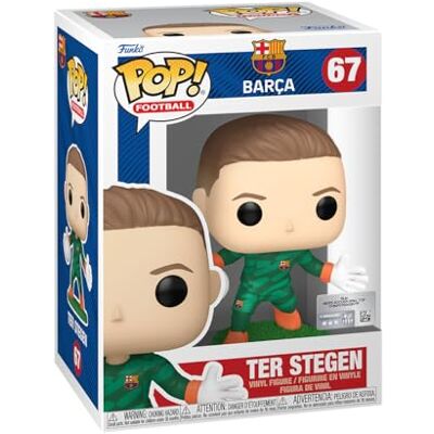 Funko Pop! Football: Barcelona Ter Stegen Barcelona FC Vinyl figuur om te verzamelen Cadeau-idee Officiële Producten Speelgoed voor Kinderen en Volwassenen Sportfans Funko Pop! Football: Barcelona Ter Stegen Barcelona FC Vinyl figuur om te verzamelen Cadeau-idee Officiële Producten Speelgoed voor Kinderen en Volwassenen Sportfans