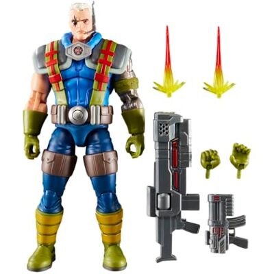 Marvel Legends Series, 's Cable figuur 15,2 cm verzamelobject, bevat 6 accessoires, 2 blasters, 2 Fx-wapens, 20 gewrichtspunten plus Marvel Legends Series, 's Cable figuur 15,2 cm verzamelobject, bevat 6 accessoires, 2 blasters, 2 Fx-wapens, 20 gewrichtspunten plus