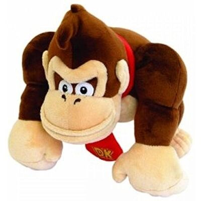 Nintendo Donkey Kong Brothers Super Mario pluche dier, bruin, 30,5 x 18,8 x 14,2 cm (Together LNIN012) Nintendo Donkey Kong Brothers Super Mario pluche dier, bruin, 30,5 x 18,8 x 14,2 cm (Together LNIN012)