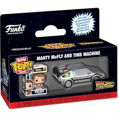 Funko Pop! Bitty Ride: Terug naar de toekomst Marty McFly met Time Machine Funko Pop! Bitty Ride: Terug naar de toekomst Marty McFly met Time Machine