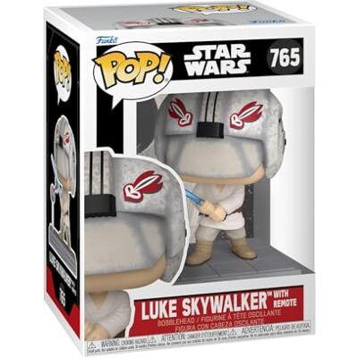 Funko Pop! Star Wars: SWS9 Luke Skywalker / Remote Vinyl verzamelfiguur Cadeau-idee Officieel product Speelgoed voor kinderen en volwassenen Filmfans Funko Pop! Star Wars: SWS9 Luke Skywalker / Remote Vinyl verzamelfiguur Cadeau-idee Officieel product Speelgoed voor kinderen en volwassenen Filmfans