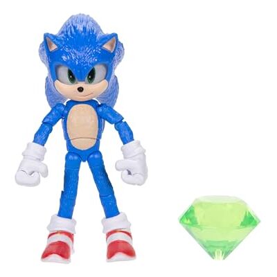 Sonic The Hedgehog Sonic 3 The Film Sonic beweegbaar figuur met smaragd 12,7 cm 20 Afmetingen: 13 cm hoog, zeer beweegbaar, officieel gelicentieerde film 3, aanbevolen voor kinderen vanaf 3 jaar Sonic The Hedgehog Sonic 3 The Film Sonic beweegbaar figuur met smaragd 12,7 cm 20 Afmetingen: 13 cm hoog, zeer beweegbaar, officieel gelicentieerde film 3, aanbevolen voor kinderen vanaf 3 jaar