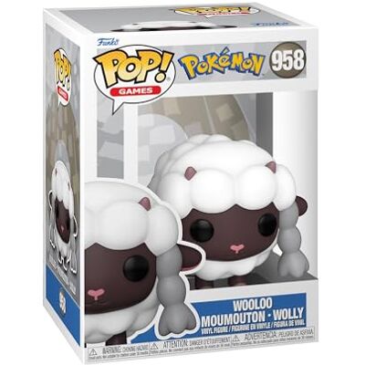Funko Pop! Games: Pokemon – Wooloo – schapen – figuur van vinyl om te verzamelen – cadeau-idee – officiële producten – speelgoed voor kinderen en volwassenen – Video Games Fans Funko Pop! Games: Pokemon – Wooloo – schapen – figuur van vinyl om te verzamelen – cadeau-idee – officiële producten – speelgoed voor kinderen en volwassenen – Video Games Fans