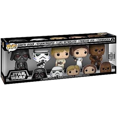Funko Pop! Vinyl: Star Wars Darth Vader 5 stuks Darth Vader Exclusief bij Amazon Vinyl Figuur om te verzamelen Cadeau-idee Officiële Producten Movies Fans Funko Pop! Vinyl: Star Wars Darth Vader 5 stuks Darth Vader Exclusief bij Amazon Vinyl Figuur om te verzamelen Cadeau-idee Officiële Producten Movies Fans