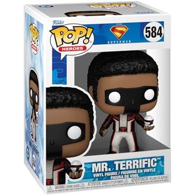 Funko Pop! Movie: Superman (2025) S2 Mr. Terrific Vinyl verzamelfiguur Cadeau-idee Officieel product Speelgoed voor kinderen en volwassenen Funko Pop! Movie: Superman (2025) S2 Mr. Terrific Vinyl verzamelfiguur Cadeau-idee Officieel product Speelgoed voor kinderen en volwassenen