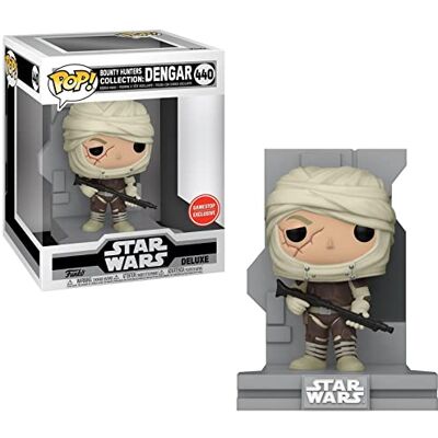 Funko Pop! Deluxe SW Bounty Hunter Vinyl Verzamelfiguur, Dengar, Star Wars, cadeau-idee, officiële goederen, speelgoed voor kinderen en volwassenen, filmfans Funko Pop! Deluxe SW Bounty Hunter Vinyl Verzamelfiguur, Dengar, Star Wars, cadeau-idee, officiële goederen, speelgoed voor kinderen en volwassenen, filmfans