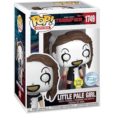 Funko Pop! Movies: Terrifier Little Pale Girl Licht op in het donker Vinyl verzamelfiguur Cadeau-idee Officieel product Speelgoed voor kinderen en volwassenen Filmfans Funko Pop! Movies: Terrifier Little Pale Girl Licht op in het donker Vinyl verzamelfiguur Cadeau-idee Officieel product Speelgoed voor kinderen en volwassenen Filmfans