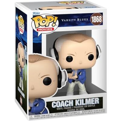Funko Pop! Movies: Varsity Blues Coach Bud Kilmer Kilmer Sleutelhanger Vinyl minifiguur om te verzamelen Cadeau Officiële goederen Funko Pop! Movies: Varsity Blues Coach Bud Kilmer Kilmer Sleutelhanger Vinyl minifiguur om te verzamelen Cadeau Officiële goederen